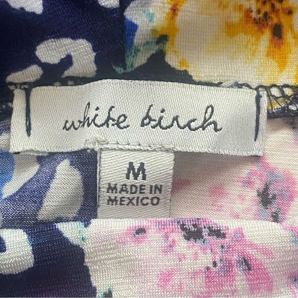 White Birch Blue/Floral Design Body Suit Size Medium - Picture 3 of 10